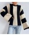 KNIT OVERSIZED SWEATER WITH STRIPES